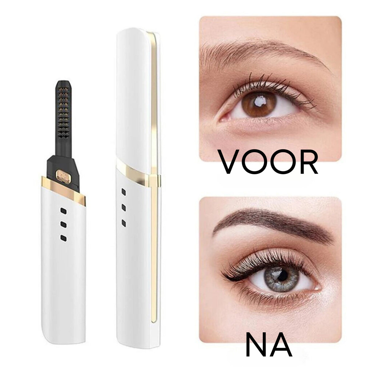 Lashlux™ Pro Wimperkruller – Ervaar ongeëvenaarde lengte en prachtige krul voor je wimpers!