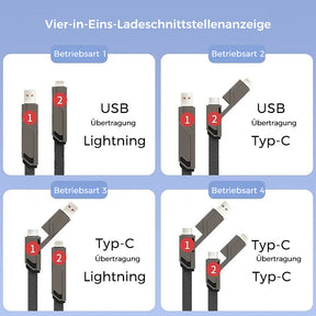 Laadmaatje 4 in 1™ - Laad meerdere apparaten tegelijk op