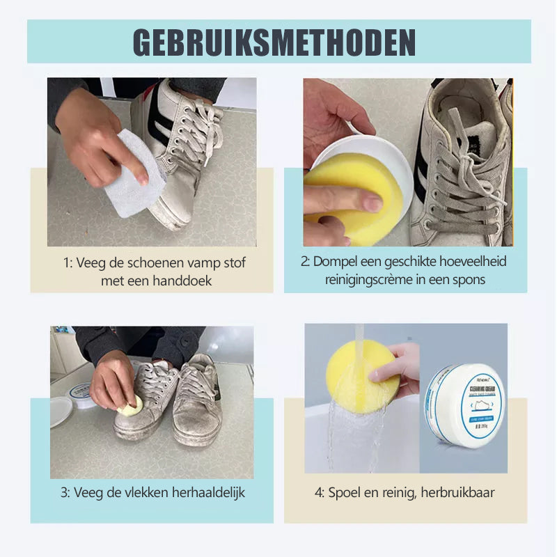 White Shoe Cleaning Cream™ - Transformeer Uw Schoenen naar Nieuwstaat!