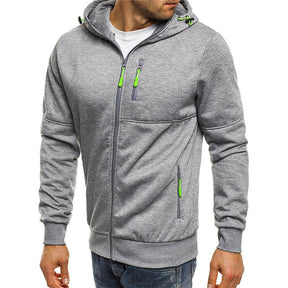 Daniel™ - Heren hoodie | Capuchon met rits en fleece