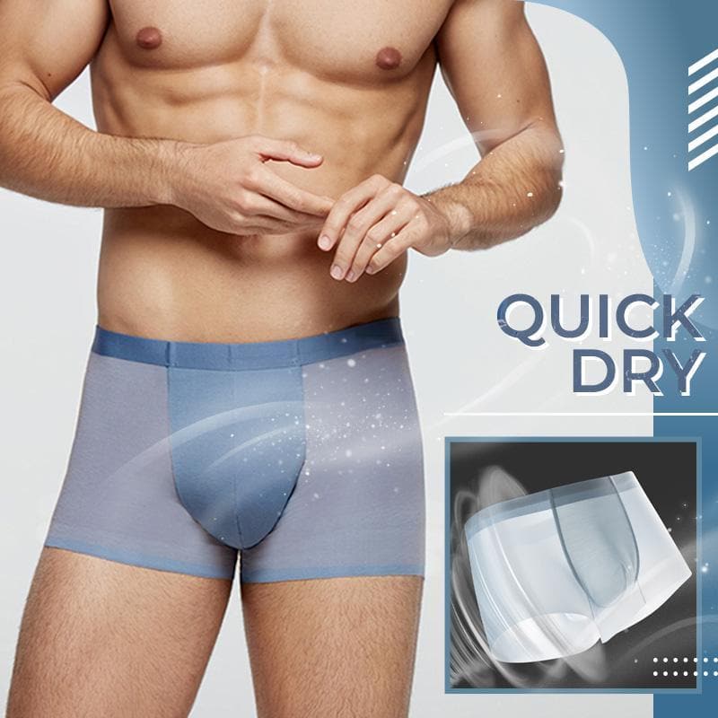 Ademende™ Ice Silk Boxershorts - Laat de huid vrij ademen (1+1 GRATIS)