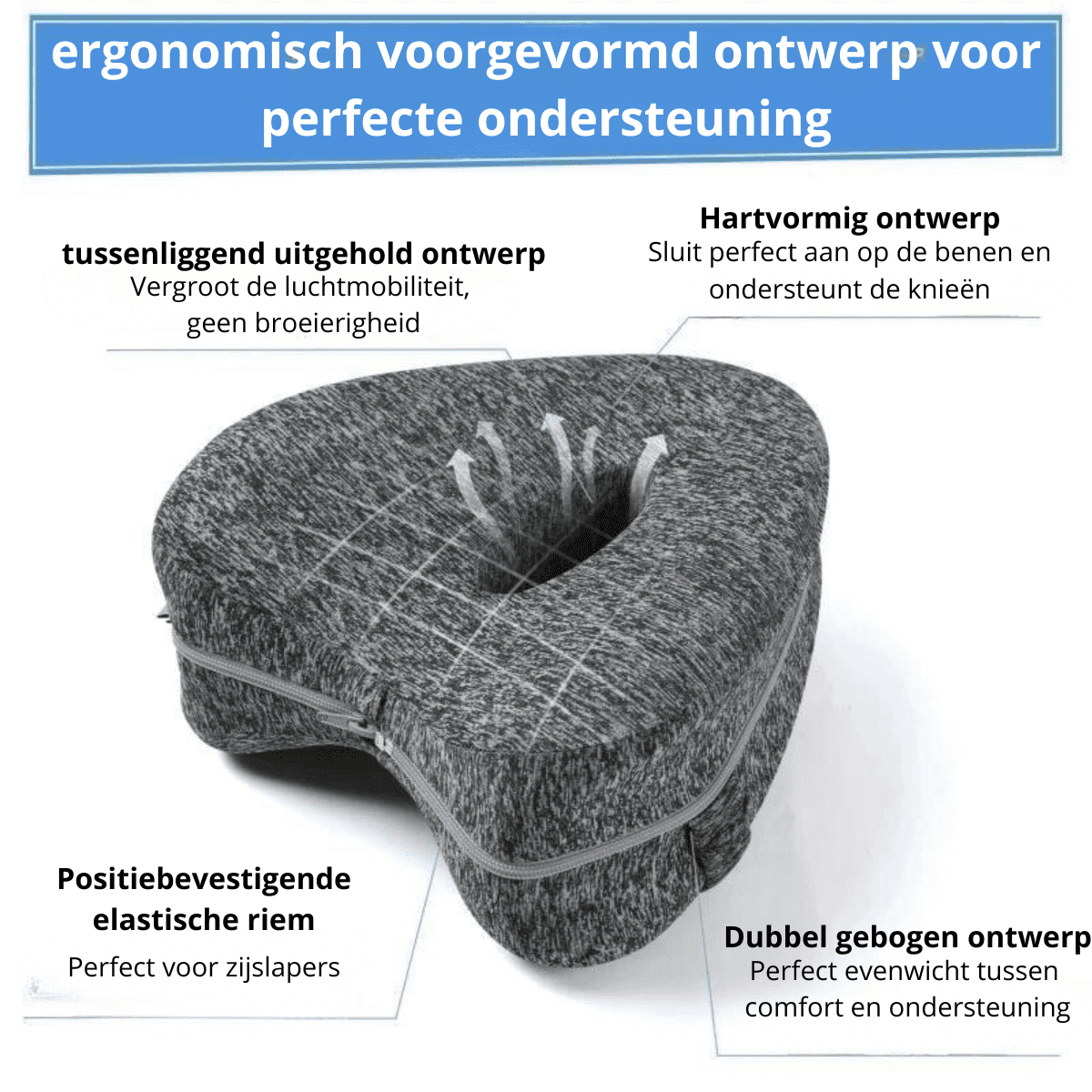 ZenEase™ Heup kussen - Vermindert heup en rugklachten